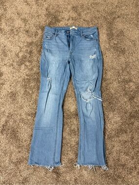 Goldie Blues (Maurice’s) Women's Distressed Straight-Leg Jeans